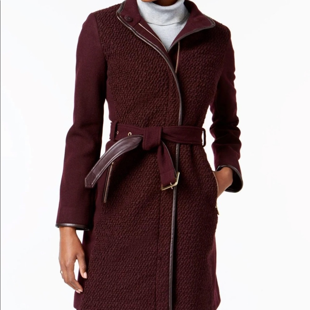Vince Camuto Wool Boucle Coat, M
